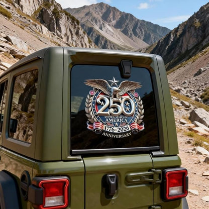 Frolunora® United States 250th Anniversary - Eagle 1776-2026 - Weatherproof & Car Wash Safe upsell