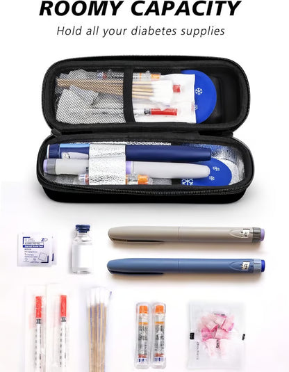 Frolunora® Insulin Cooler Travel Case with Temperature Display