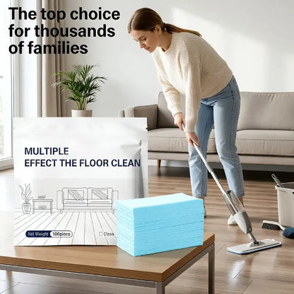Frolunora® 100 Piece Floor Cleaning Tablets Multi - Surface Cleaner for Hardwood Laminate Tile & RV Walls Antibacterial Deodorization Maintenance