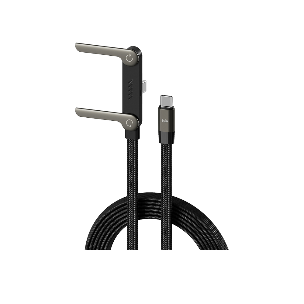 Frolunora® 2-in-1 Invisible Holder Charger Cable - 240W Super Fast Charging Cord with Built-In Phone Stand upsell