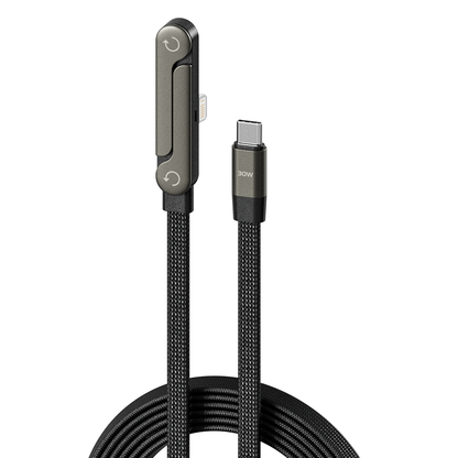 Frolunora® 2-in-1 Invisible Holder Charger Cable - 240W Super Fast Charging Cord with Built-In Phone Stand upsell