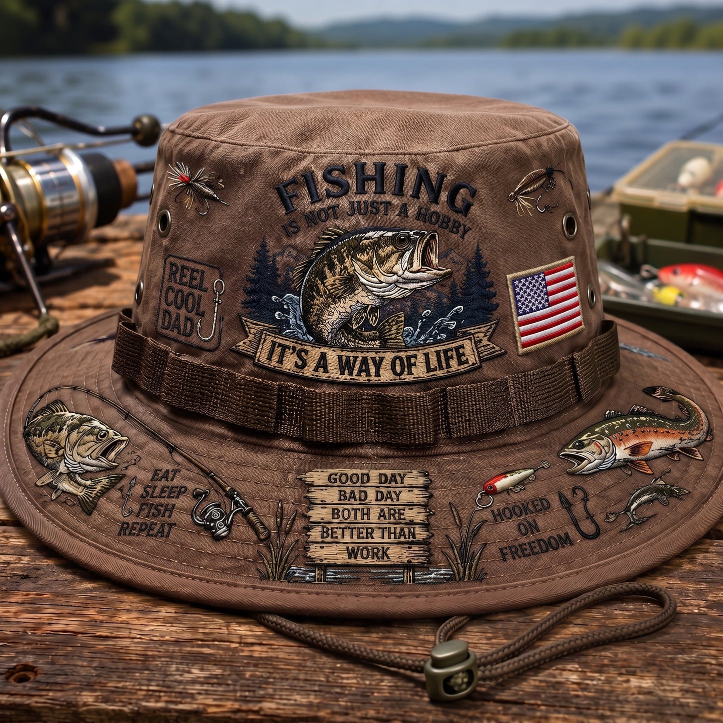 Frolunora® 🎣 Fishing Is a Way of Life Boonie Hat