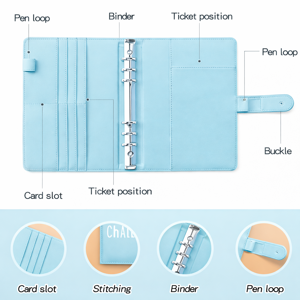 Frolunora®  100 Envelope Savings Challenge Book