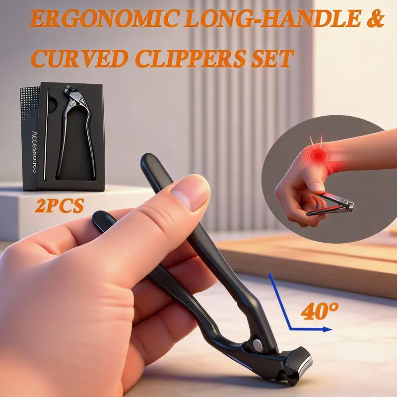 Frolunora® Wide-Opening Nail Clipper with Splash Guard✂️👣