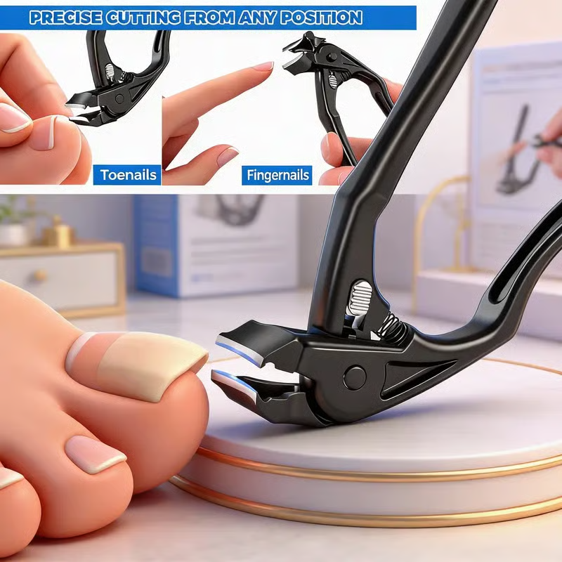 Frolunora® Wide-Opening Nail Clipper with Splash Guard✂️👣