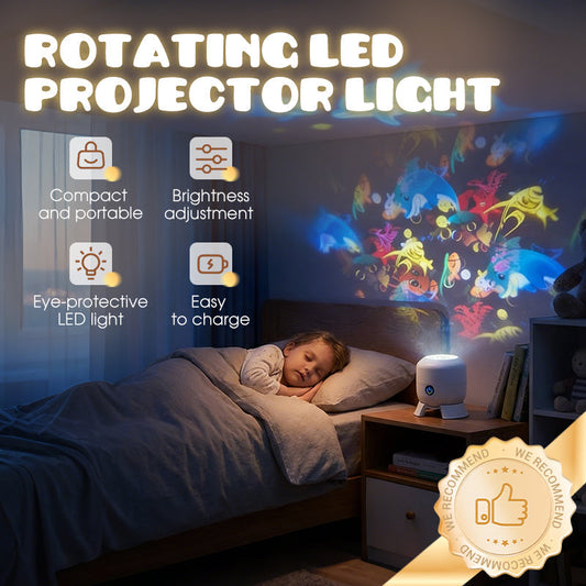 Frolunora®  Dynamic Rotating LED Projector Light upsell