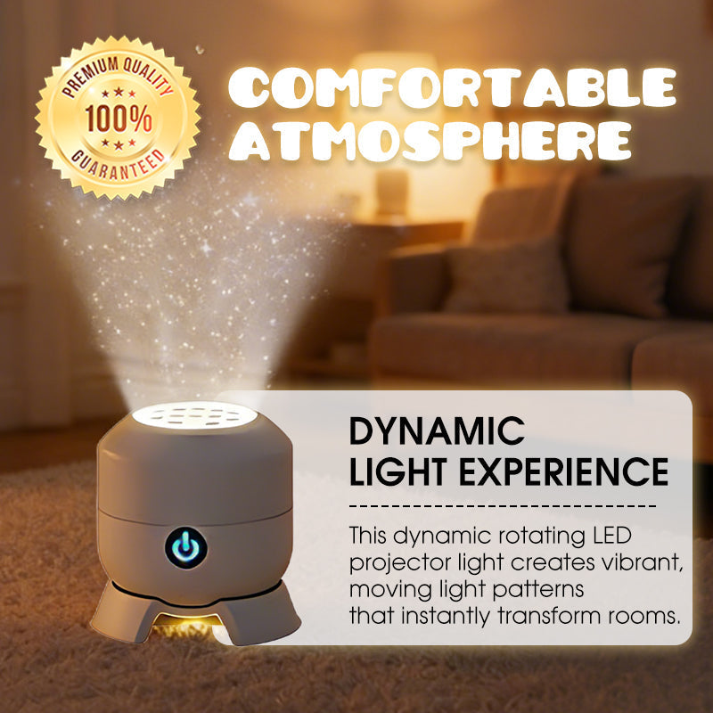 Frolunora® Dynamic Rotating LED Projector Light