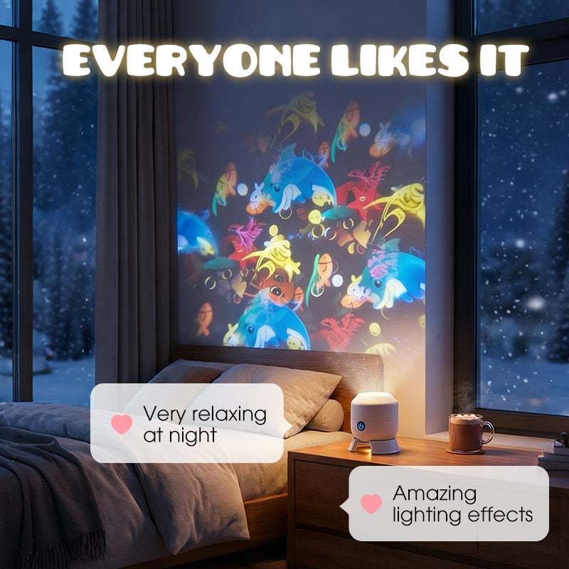 Frolunora® Dynamic Rotating LED Projector Light