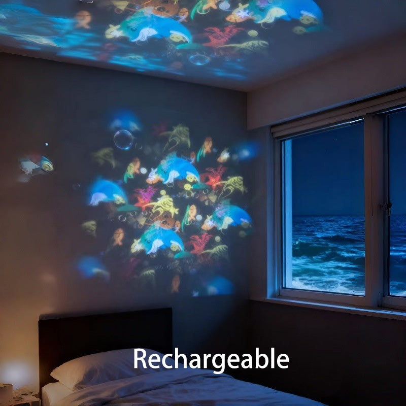 Frolunora® Dynamic Rotating LED Projector Light
