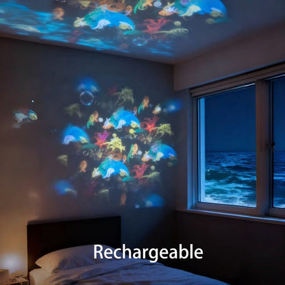 Frolunora® Dynamic Rotating LED Projector Light