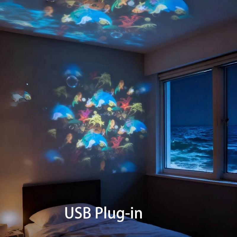 Frolunora® Dynamic Rotating LED Projector Light