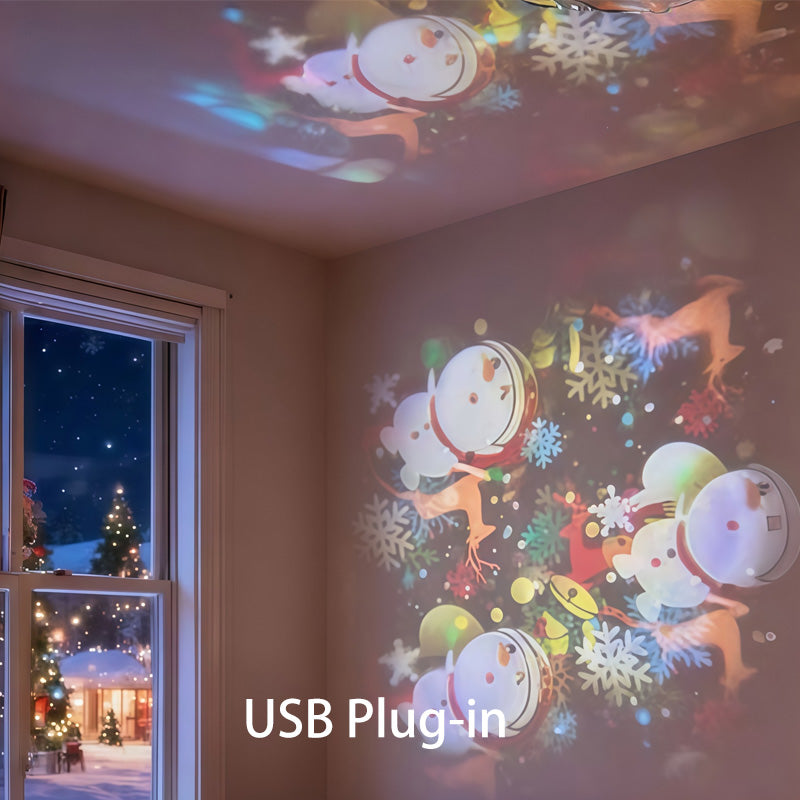 Frolunora® Dynamic Rotating LED Projector Light
